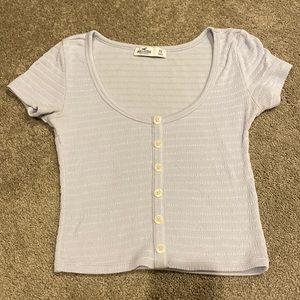 Hollister cropped tee